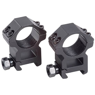 TRAD RINGS 30MM HIGH TAC BLACK 4 SCREW - Optic Accessories